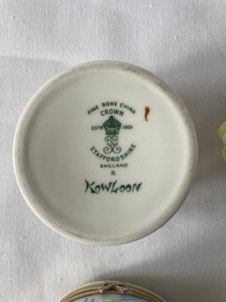 Lote de porcelana antigua inglesa Bone China