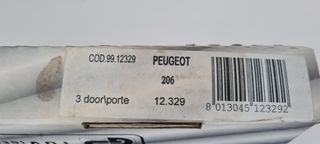 PEUGEOT 206 , 3 PUERTAS , DERIVABRISAS NUEVOS