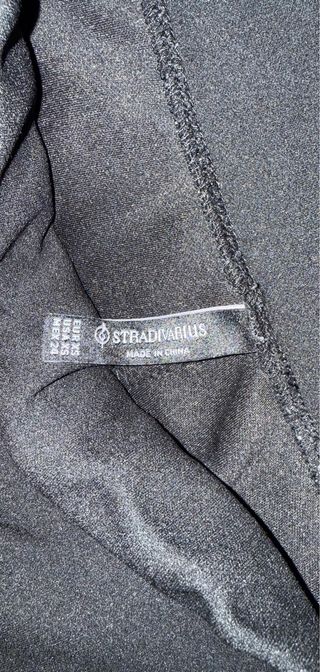 Pantalón campana negro elástico