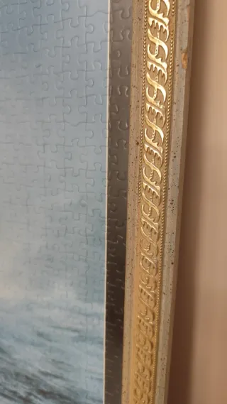 Cuadro Puzzle Belem Marco Dorado