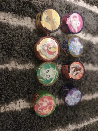 8 Pokémon Roller Tokens