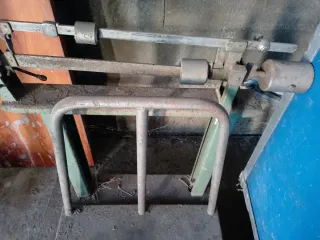 Báscula antigua pienso ganado