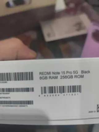 Xiaomi Redmi Note 15 Pro 5G nero