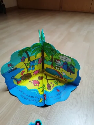 Libro acuático 3D Pirata