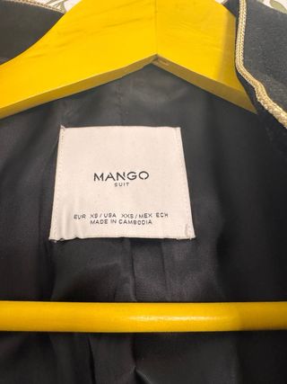 Abrigo terciopelo Mango Talla XS Poco uso