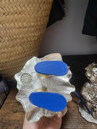 Figura niña Marcello Giorgio laminado de plata