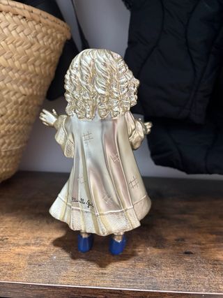 Figura niña Marcello Giorgio laminado de plata