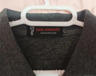 Polo Hombre Goldmen T.46 Gris Nuevo Con Etiqueta