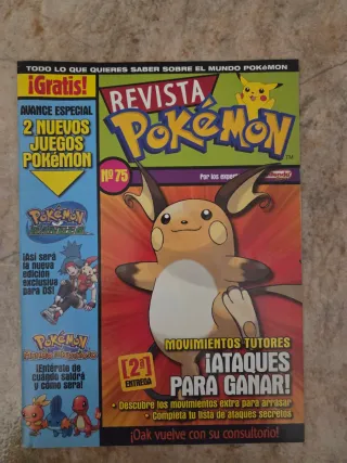 Revista Pokémon Nº 75 + Póster