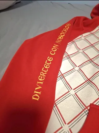 Sudadera Joma Sevilla FC Vintage 90s Roja Blanca