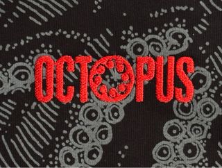 Felpa Octopus Deco Hoodie Nera/Grigia