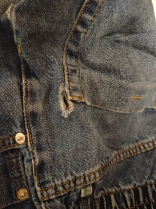 Pantalones vaqueros anchos cintura elástica