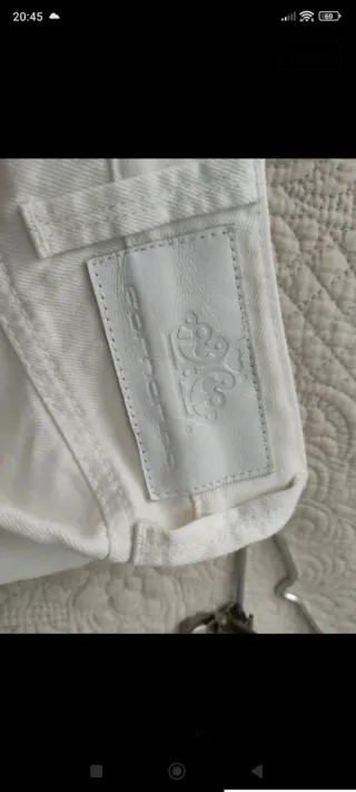 Pantalón ancho Fornarina blanco nuevo