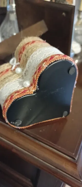 Portalápices decorado corazón