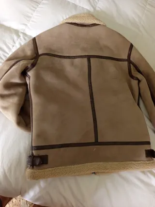 Trenca hombre beige y marrón