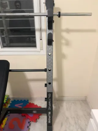 Banco de pesas multifuncional