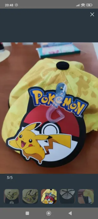 Gorra Pokémon Pikachu Bioworld