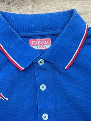 Polo Kappa Blu Taglia L da uomo