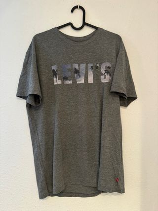 Camiseta Levi's Gris Palmeras California