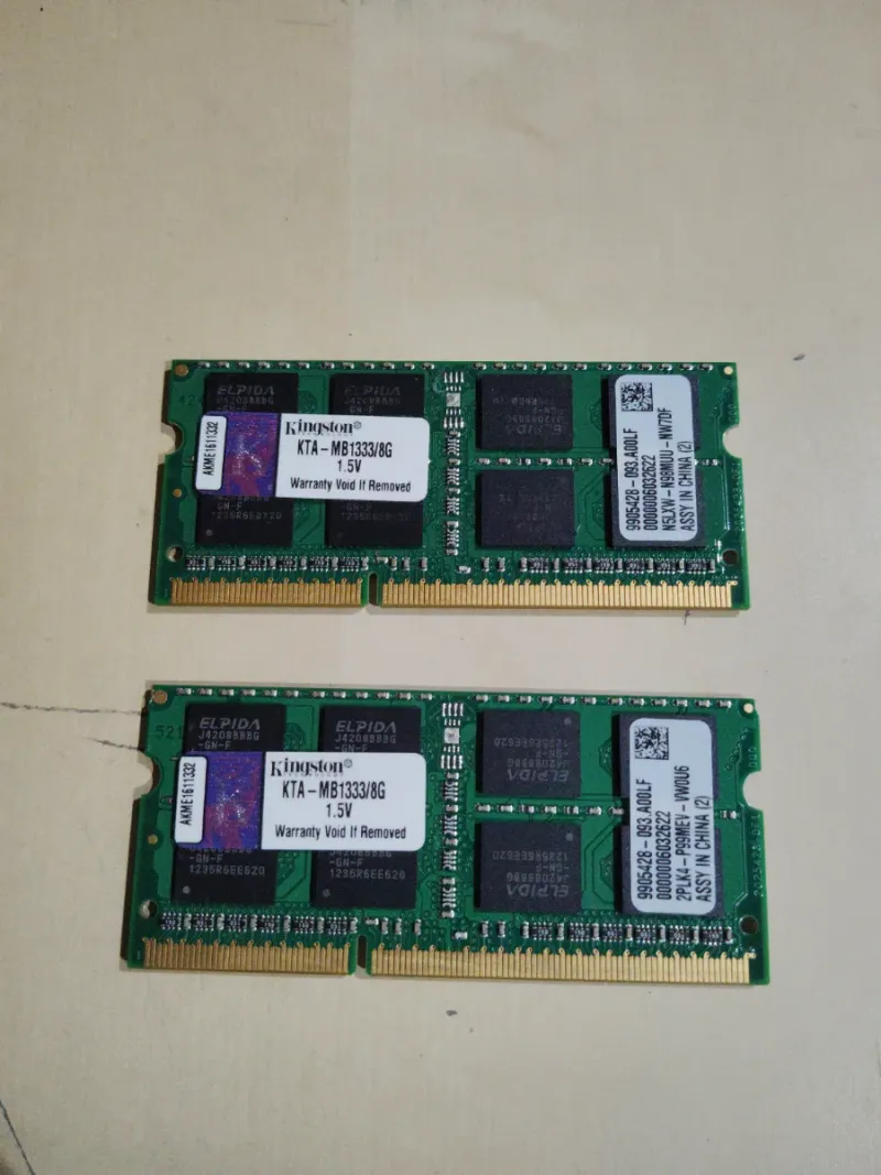 16GB RAM DDR3 SODIMM KINGSTON