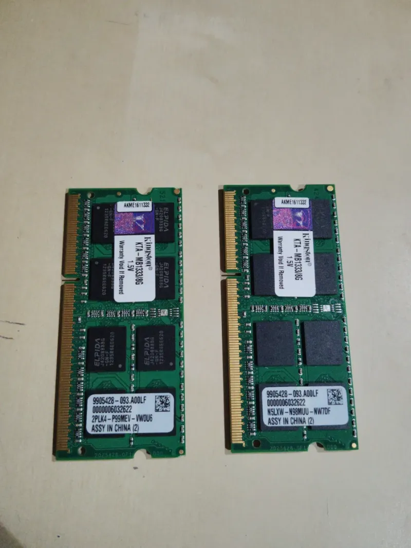 16GB RAM DDR3 SODIMM KINGSTON afbeelding 2