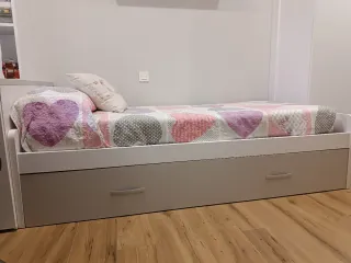 Cama nido con 2 colchones