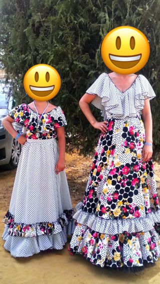 Trajes de flamenca talla única