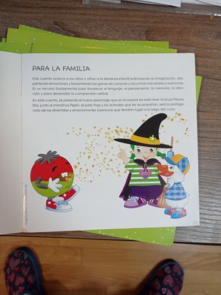 Colección  6 libros la bruja pelusa para 4 años