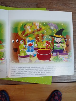 Colección  6 libros la bruja pelusa para 4 años