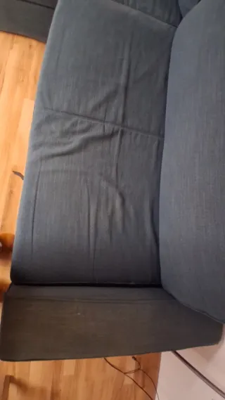 Sofá modular azul tela