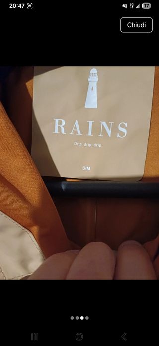 Giacca Rains Beige