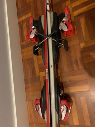 Esquís carving Salomon con bastones y bolsa 170 cm