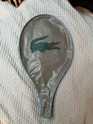 Funda raqueta tenis vintage Lacoste oficial