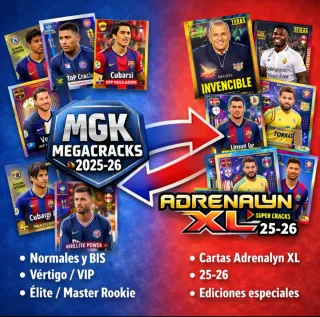 Cambio Megacracks por Adrenalyn 25-26
