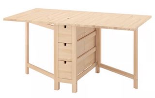 Mesa Abatible NORDEN IKEA Abedul (usada 3 meses)