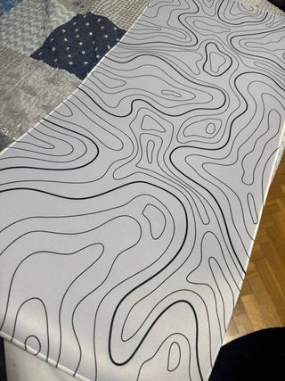 Alfombrilla ratón grande diseño líneas