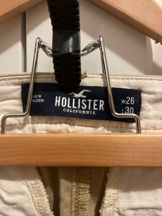 Pantalones Chinos Beige Hollister Hombre