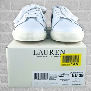 Ralph Lauren Janson II piel blanca mujer 38 nuevas