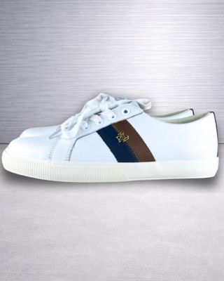 Ralph Lauren Janson II piel blanca mujer 38 nuevas