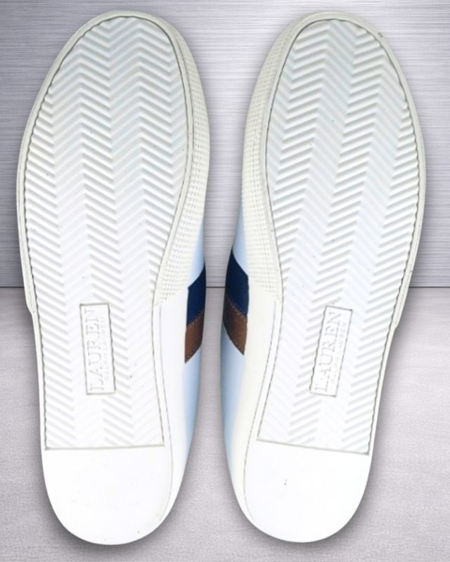 Ralph Lauren Janson II piel blanca mujer 38 nuevas