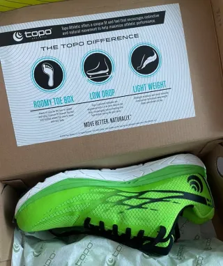 Scarpe Topo Running Fluo Taglia 45