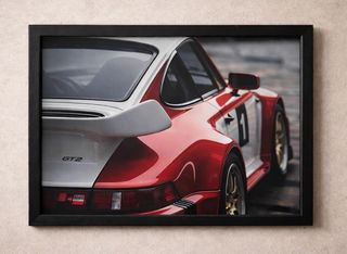 Cuadro Porsche 911 GT2 Trasera