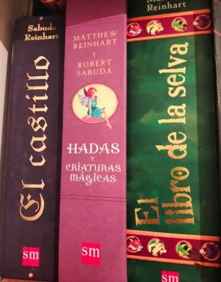 Lote 3 libros Sabuda y Reinhart.