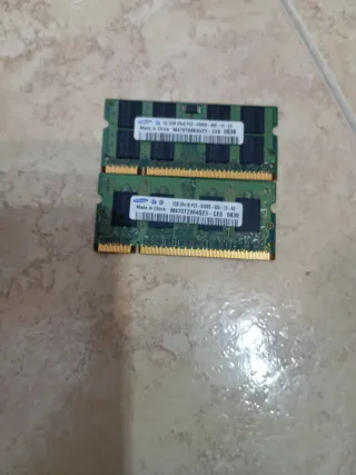 2x Samsung RAM 3gigas