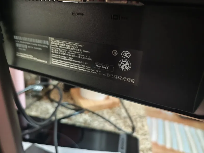 Monitor Dell E2414Ht Negro afbeelding 3