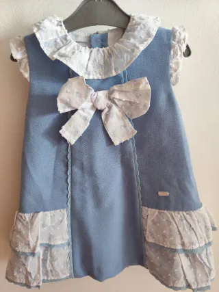 Vestido azul bebé 18 meses