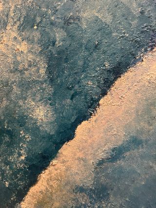 Cuadro azul abstracto