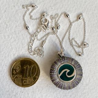 Collar Plata Erizo Mar N6