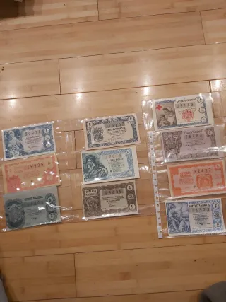 10 décimos Lotería Nacional 1959