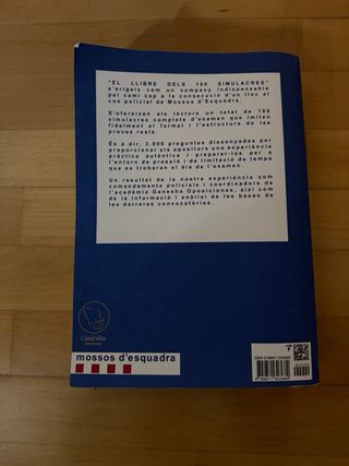Libros oposiciones Mossos d’Esquadra
